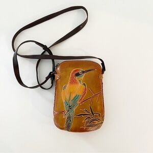 Handmade Colorful Hummingbird Crossbody Bag Boho
